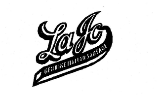 LAJO GENUINE ITALIAN SAUSAGE logo
