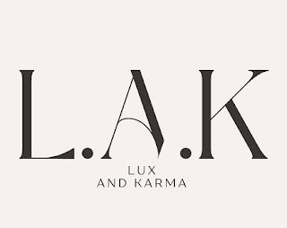 L.A.K LUX AND KARMA logo
