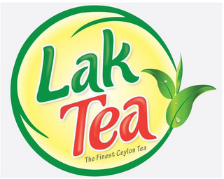 LAK TEA THE FINEST CEYLON TEA logo