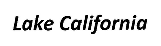 LAKE CALIFORNIA logo