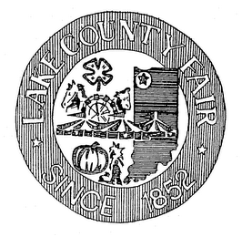 LAKE COUNTY FAIR SINCE 1852 logo