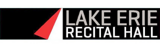 LAKE ERIE RECITAL HALL logo