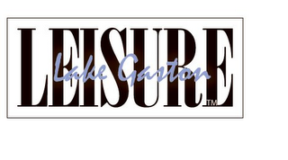 LAKE GASTON LEISURE logo