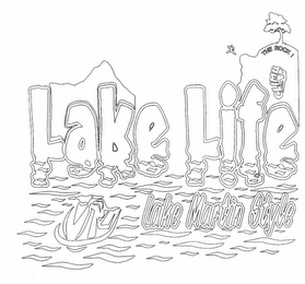 LAKE LIFE LAKE MARTIN STYLE CLIMB THE ROCK logo