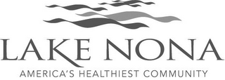 LAKE NONA AMERICA'S HEALTHIEST COMMUNITY logo