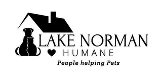 LAKE NORMAN HUMANE PEOPLE HELPING PETS logo