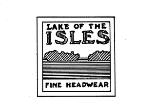 LAKE OF THE ISLES FINE HEADWEAR logo