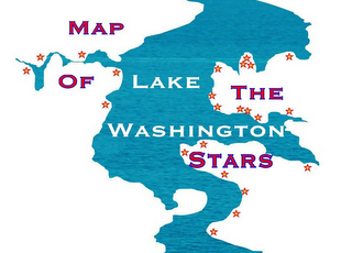 LAKE WASHINGTON MAP OF THE STARS logo