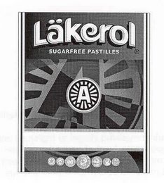 LAKEROL SUGARFREE PASTILLES A logo
