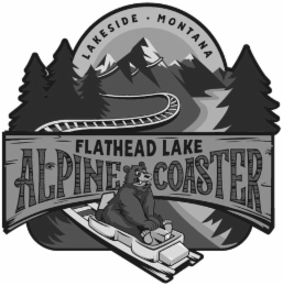LAKESIDE MONTANA FLATHEAD LAKE ALPINE COASTER logo