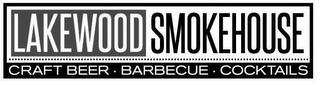 LAKEWOOD SMOKEHOUSE CRAFT BEER BARBECUE COCKTAILS logo