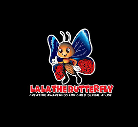 LALA THE BUTTERFLY CREATING AWARENESS FOR CHILD SEXUAL ABUSE logo