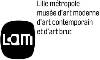 LAM LILLE MÉTROPOLE MUSÉE D'ART MODERNE D'ART CONTEMPORAIN ET D'ART BRUT logo