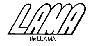 LAMA THE LLAMA logo