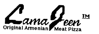 LAMAJEEN ORIGINAL ARMENIAN MEAT PIZZA logo