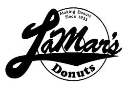 LAMAR'S DONUTS MAKING DONUTS SINCE 1933 logo
