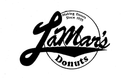 LAMAR'S DONUTS MAKING DONUTS SINCE 1933 logo