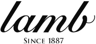 LAMB SINCE 1887 logo