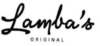 LAMBA'S ORIGINAL logo