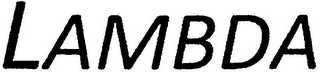 LAMBDA logo