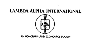 LAMBDA ALPHA INTERNATIONAL AN HONORARY LAND ECONOMICS SOCIETY logo