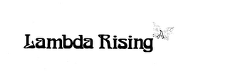 LAMBDA RISING logo