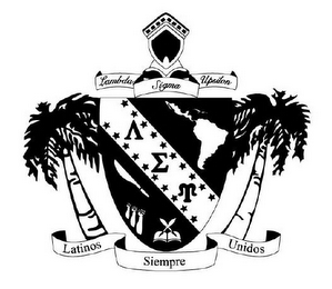 LAMBDA SIGMA UPSILON LATINOS SIEMPRE UNIDOS logo