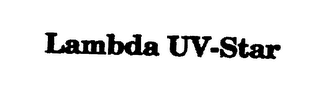 LAMBDA UV-STAR logo