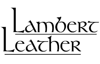 LAMBERT LEATHER logo