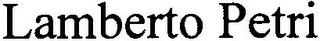 LAMBERTO PETRI logo