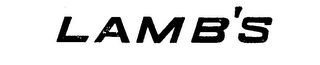 LAMB'S logo