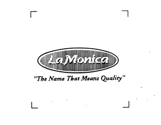 LAMONICA THE NAME THAT MEANS QUALITY logo