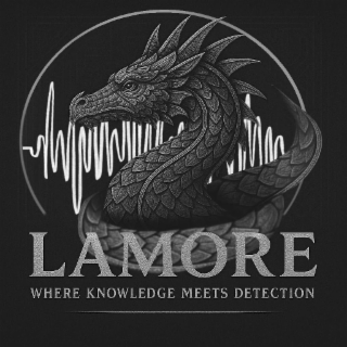 LAMORE WHERE KNOWLEDGE MEETS DETECTION logo