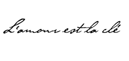 L'AMOUR EST LA CLÉ logo