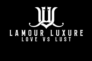 LAMOUR LUXURE LOVE VS LUST LVL logo
