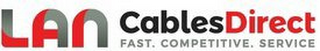 LAN CABLES DIRECT FAST. COMPETITIVE. SERVICE logo