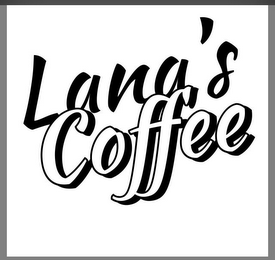LANA'S COFFEE logo