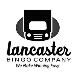 LANCASTER BINGO COMPANY WE MAKE WINNINGEASY logo