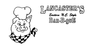 LANCASTER'S EASTERN N.C. STYLE BAR-B-QUE logo
