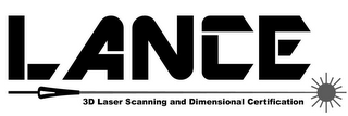 LANCE 3D LASER SCANNING AND DIMENSIONALCERTIFICATION logo
