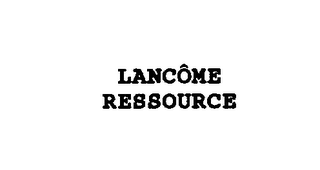 LANCOME RESSOURCE logo