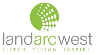 LANDARCWEST LISTEN. DESIGN. INSPIRE. logo