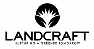 LANDCRAFT NURTURING A GREENER TOMORROW logo