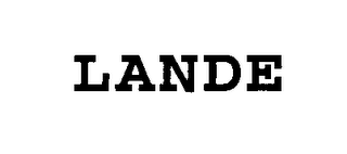 LANDE logo