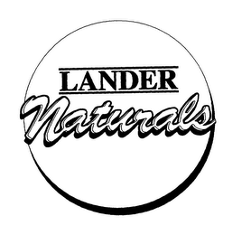 LANDER NATURALS logo