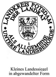 LANDKREIS POTSDAM DER LANDRAT ALS ALLGEMEINE UNTERE LANDESBEHORDE logo