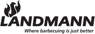 LANDMANN WHERE BARBECUING IS JUST BETTER logo