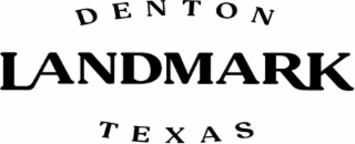 LANDMARK DENTON TEXAS logo