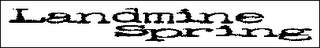 LANDMINE SPRING logo