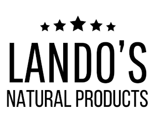 LANDO'S NATURAL PRODUCTS logo